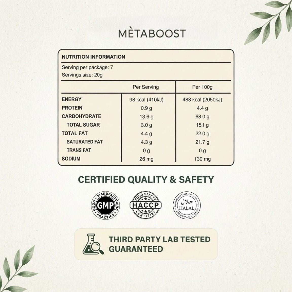 [Combo Pack] MÈTABOOST Coffee + Matcha Latte